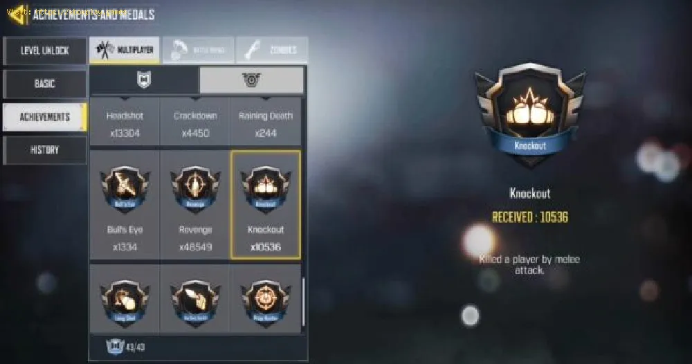 Call of Duty Mobile：ノックアウトメダルを取得する方法