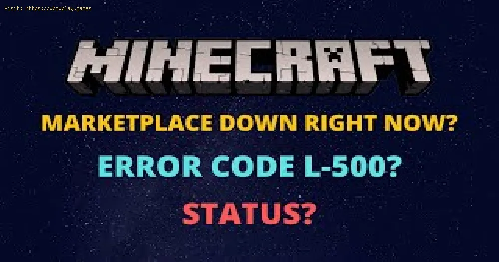 Minecraft: How to Fix Error Code l-500
