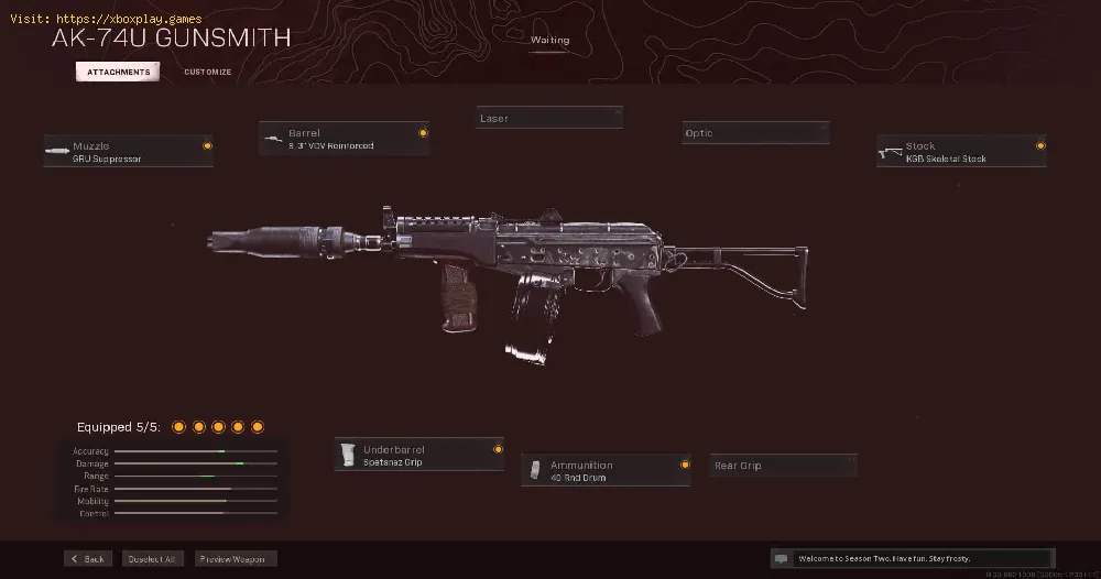 Call of Duty Warzone: the Best AK-74u loadout for Season 5
