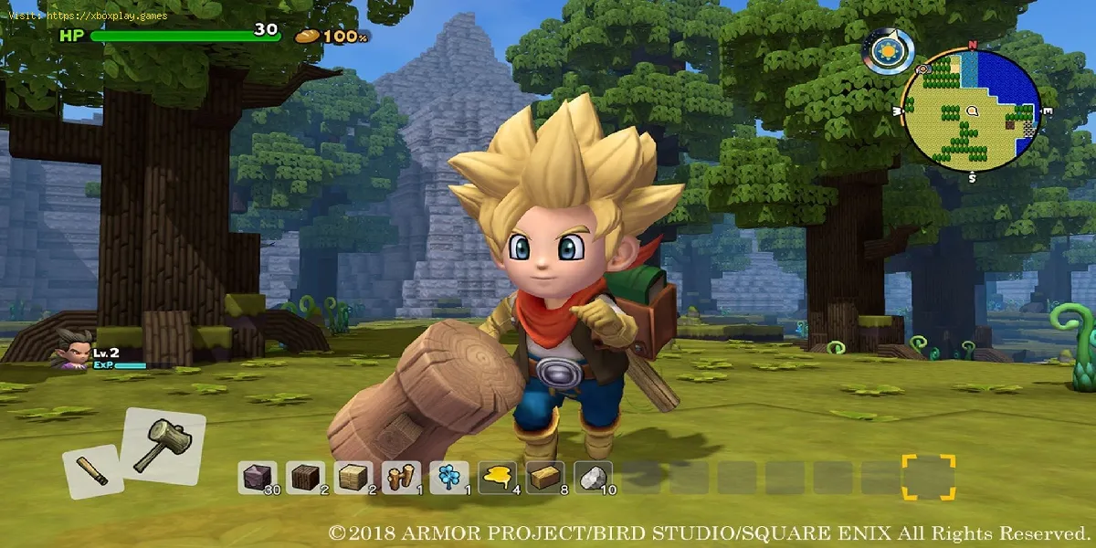 Dragon Quest Builders 2: Como encontrar carvalho e folhas