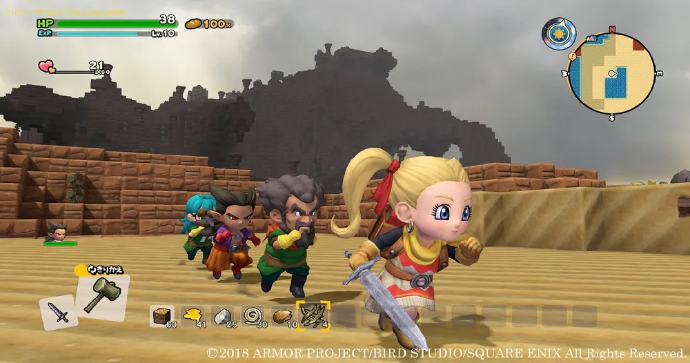 Dragon Quest Builders 2: How to sprint