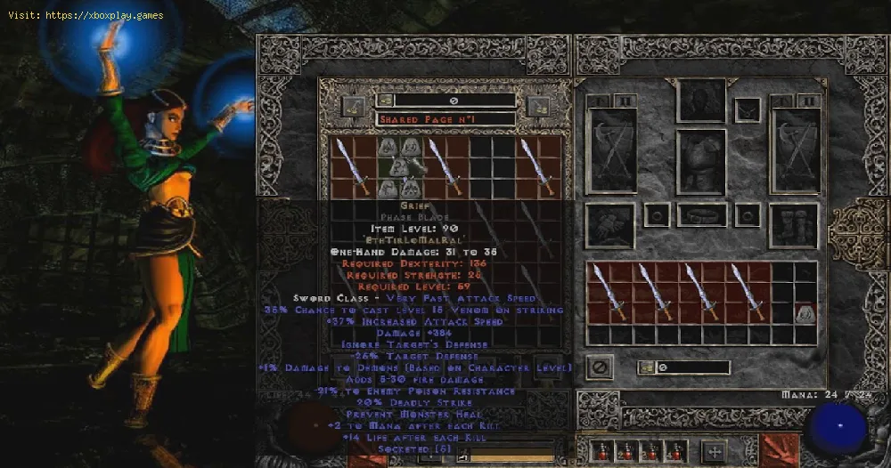 Diablo 2 Resurrected: How to make a Grief Phase Blade