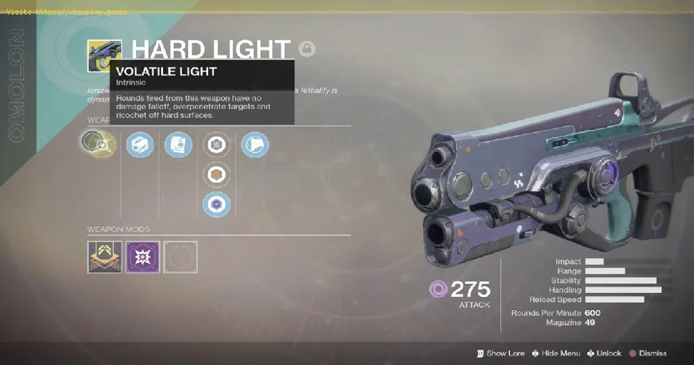Destiny 2: How to get the Hard Light weapon