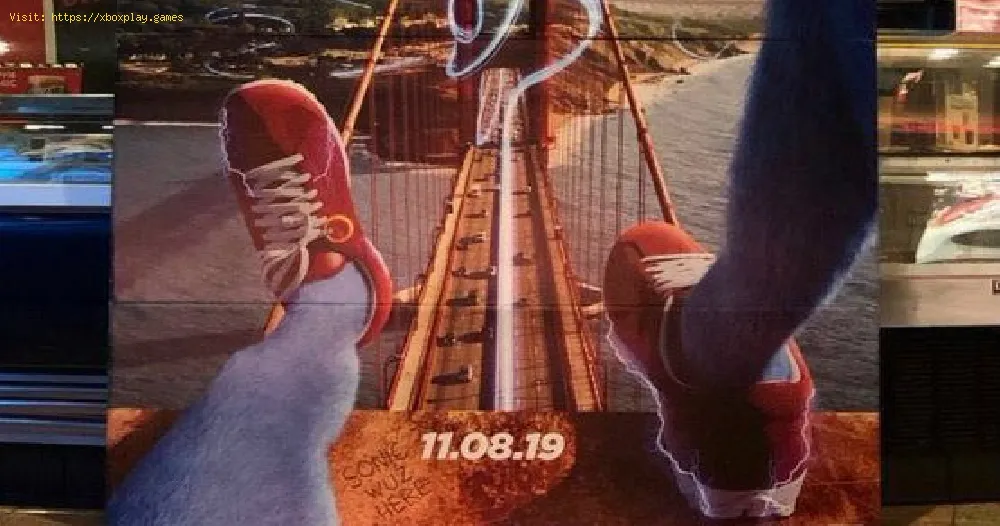 The second promotional poster of Sonic the Hedgehog is filtered