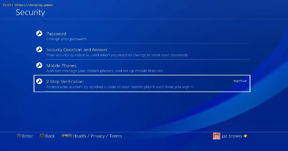 PS5: How To Enable Two-Factor Authentification