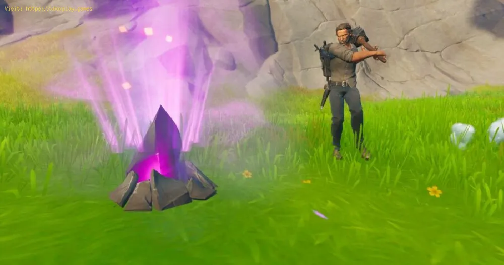 Fortnite: destroy the Corruption Cluster and all Corruption Fragments
