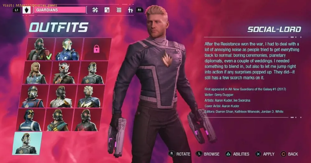 Guardians of the Galaxy: How to Get War-Lord Outfit