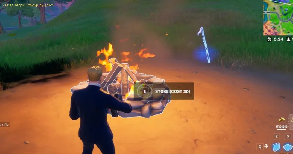 Fortnite: How to Heal from a Campfire