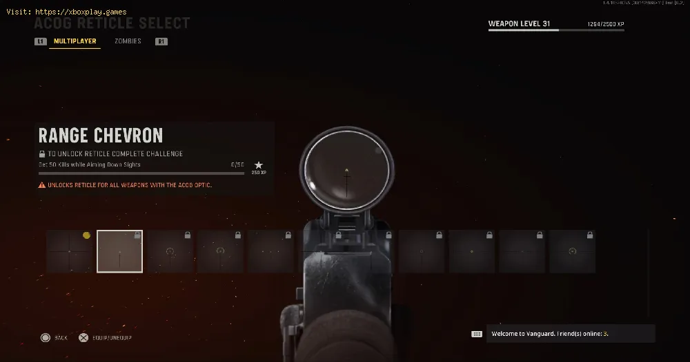 Call of Duty Vanguard: How to Get Reticles