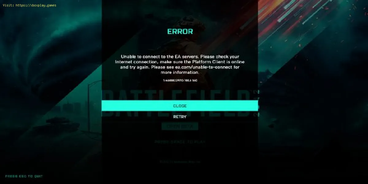 Battlefield 2042: Como corrigir o erro offline