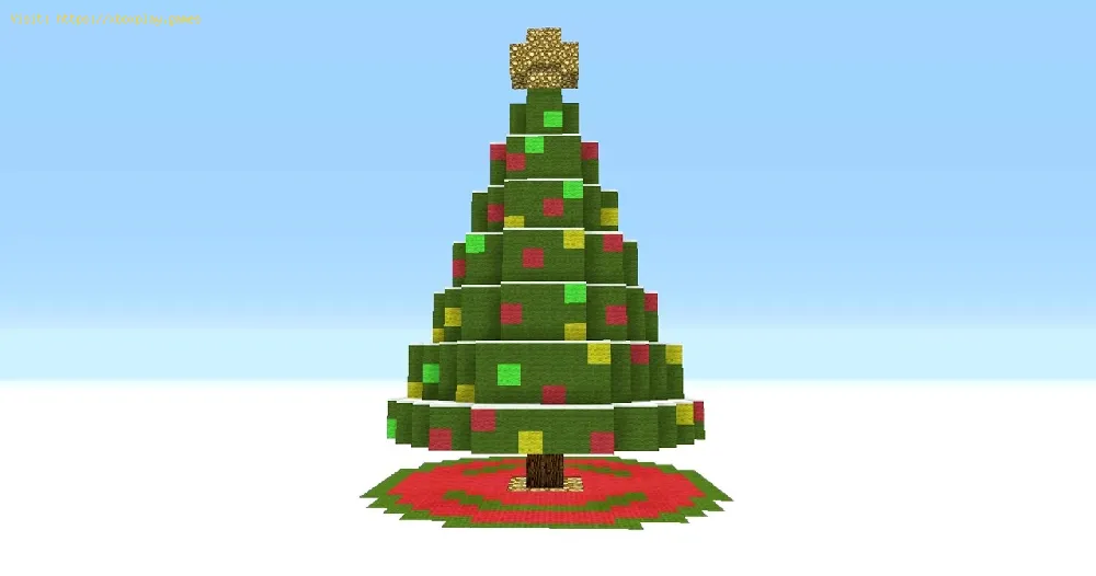 Minecraft: How to Make a Christmas Tree