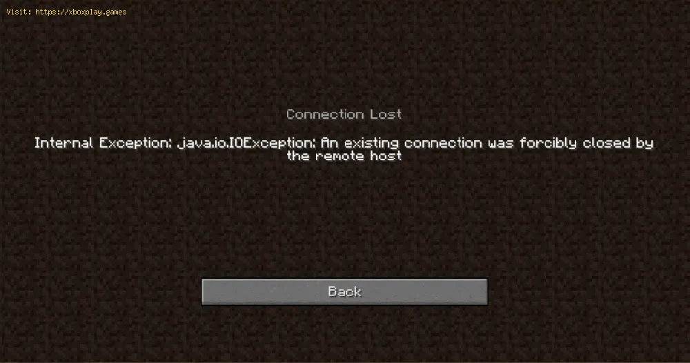 Minecraft: How to Fix “Internal Exception:java.io.ioexception: Connection reset” Error