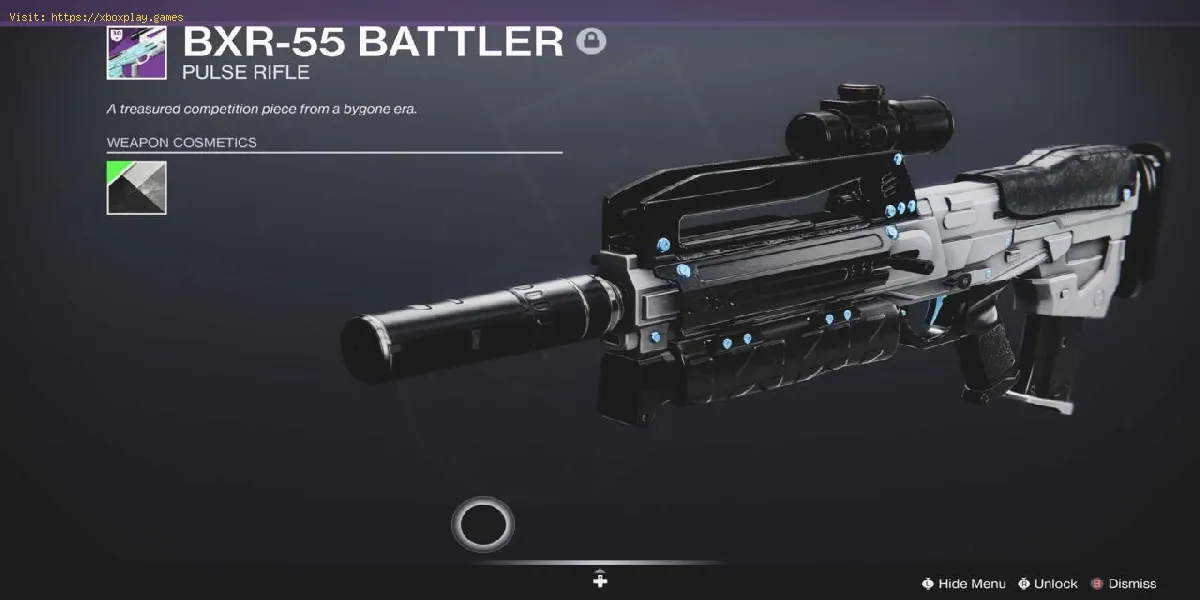 Destiny 2: Cómo obtener el rifle de pulso de batalla BxR-55