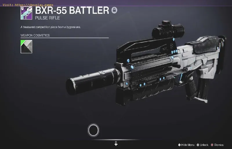 Destiny 2: Como obter o rifle de pulso de batalha BxR-55