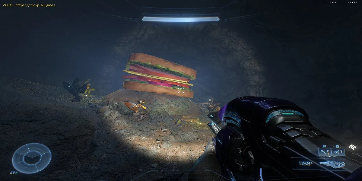 Halo Infinite: Onde encontrar um sanduíche gigante