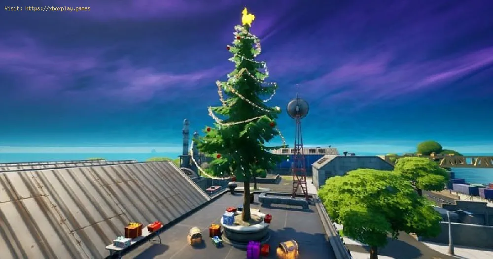 Fortnite:  Where to find a treasure chest under a holiday tree in Chapter 3