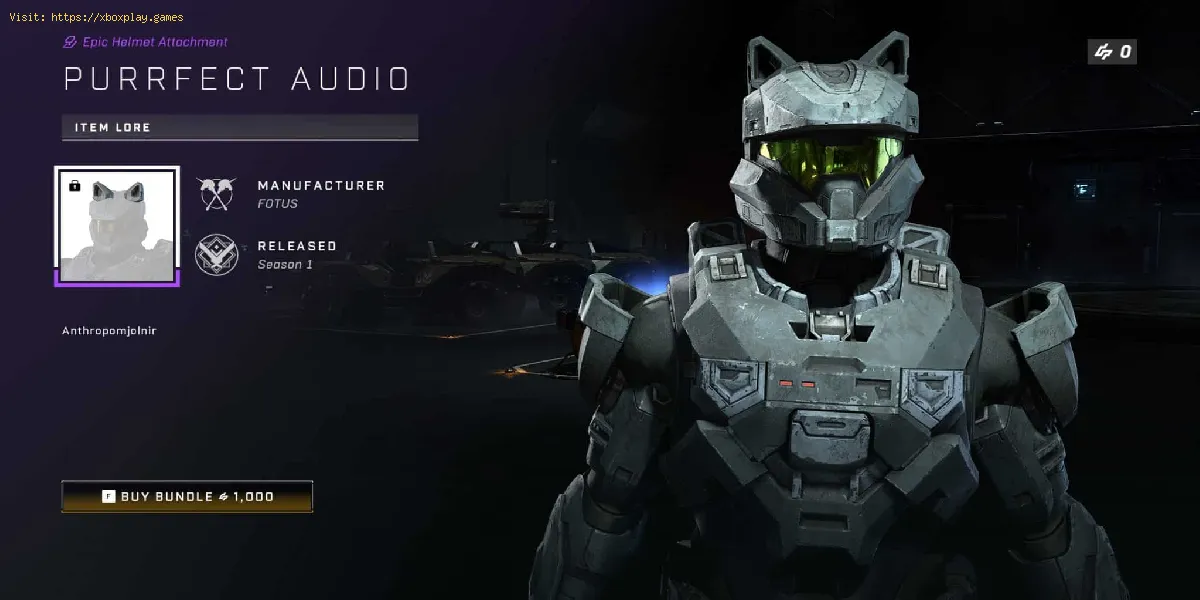 Halo Infinite: Como obter o capacete com orelhas de gato
