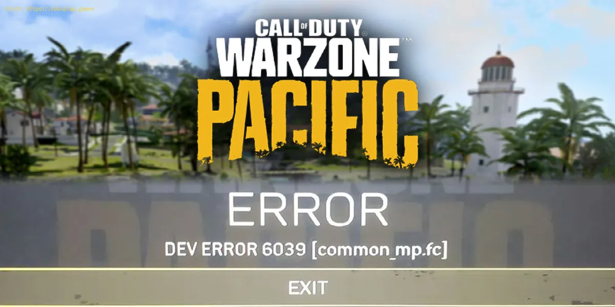 Call of Duty Warzone Pacific : Comment corriger l'erreur 6039