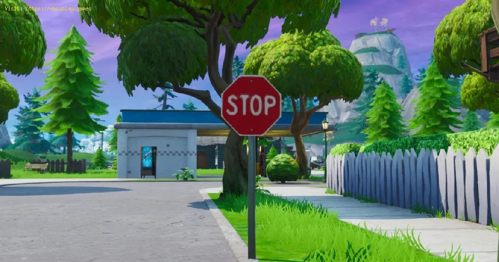 Fortnite season 10: How to find  Stop Signs with Catalyst Outfit
