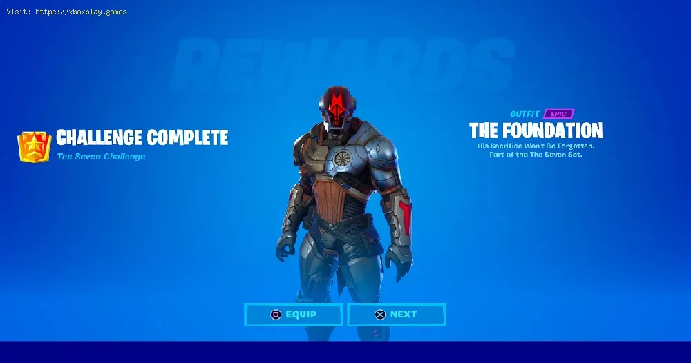 Fortnite: How to unlock The Foundation skin
