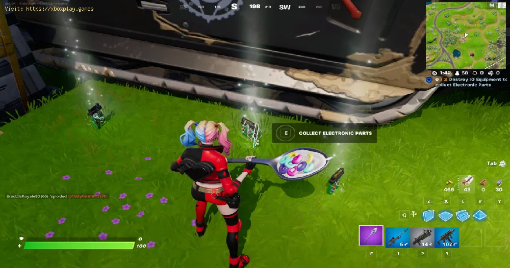 Fortnite: Where to destroy IO Equipment and collect electronic parts