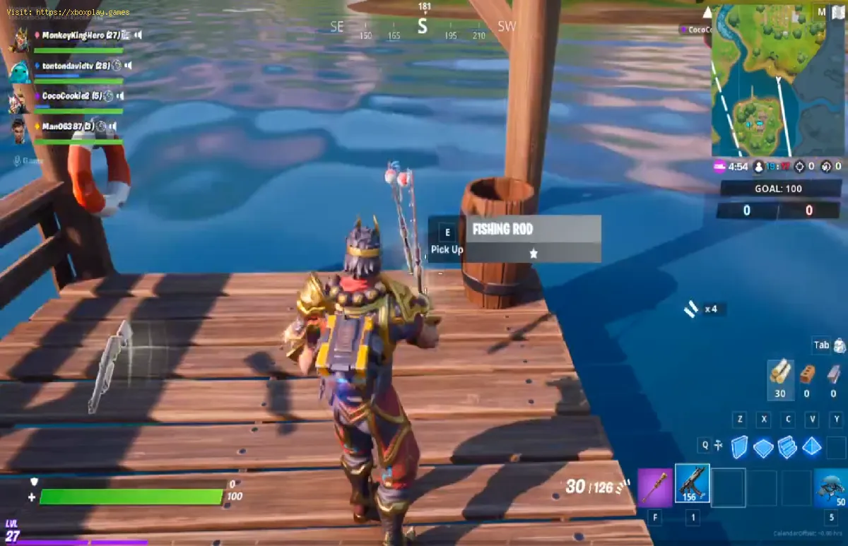Fortnite: How to catch a gun while fishing in Chapter 3