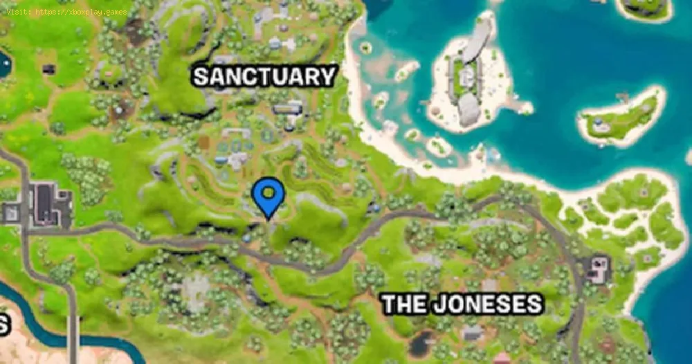 Fortnite: How to find the Level Up Token south of Sanctuary