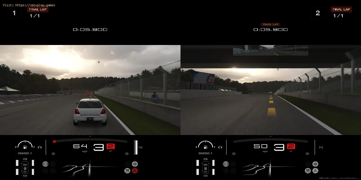 Gran Turismo 7: Cómo jugar en pantalla dividida