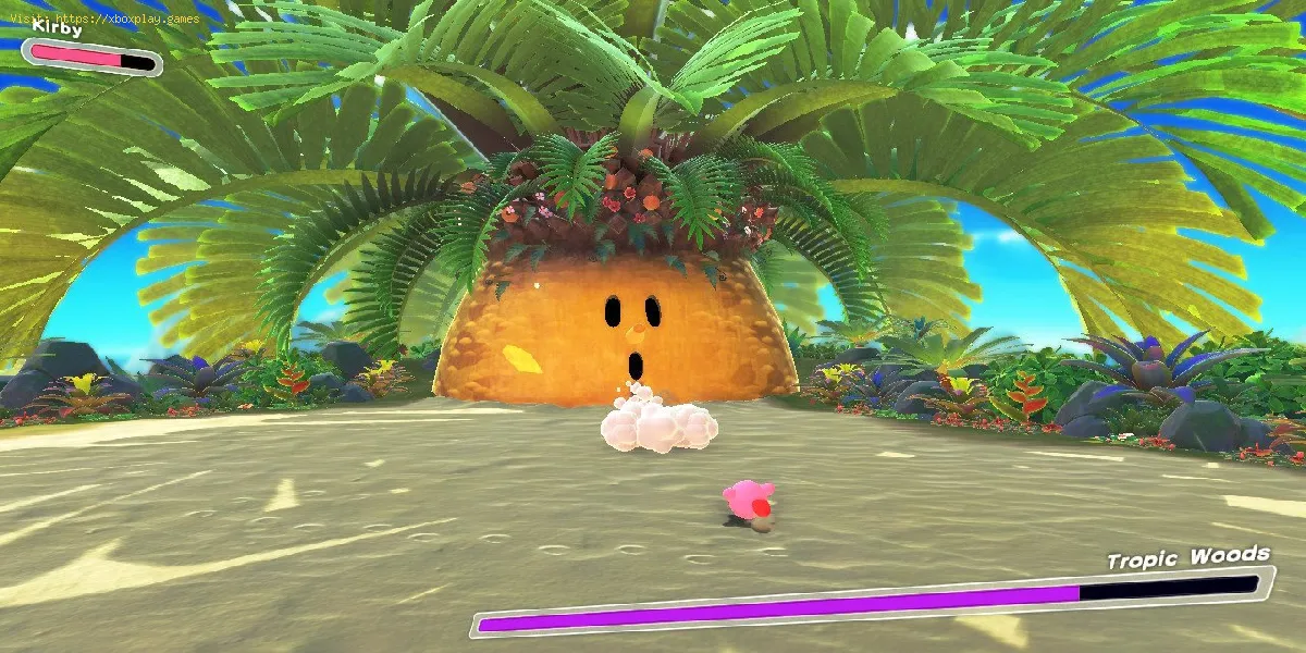 Kirby and the Forgotten Land: come battere le foreste tropicali