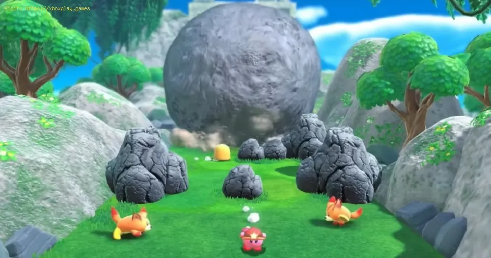 Kirby and the Forgotten Land: Where to find the side road in Rocky Rollin’ Road