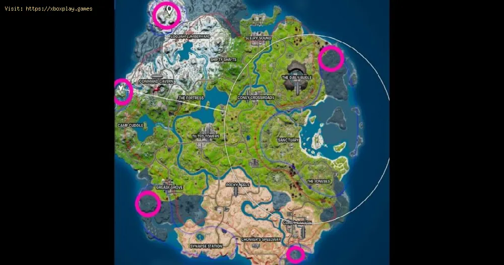Fortnite: How to visit The Sevens Forward Camps