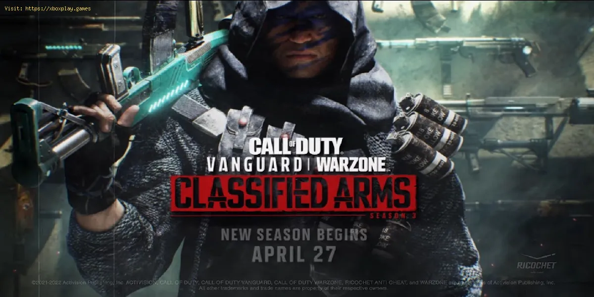 Call of Duty Vanguard - Warzone: todas las armas nuevas en la temporada 3