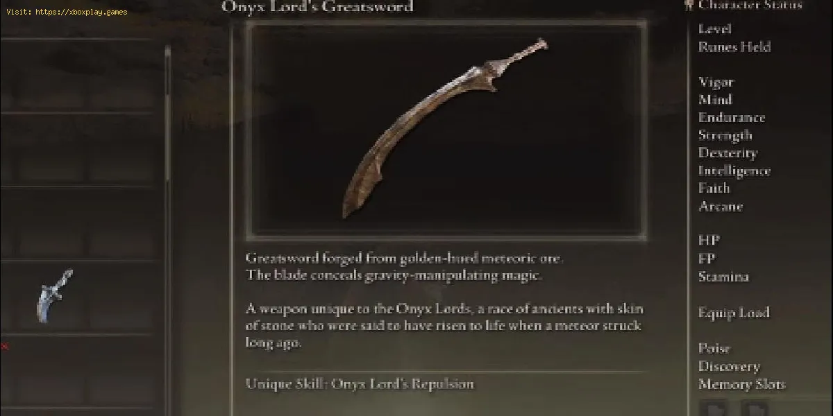 Elden Ring: So finden Sie das Großschwert von Lord Onyx
