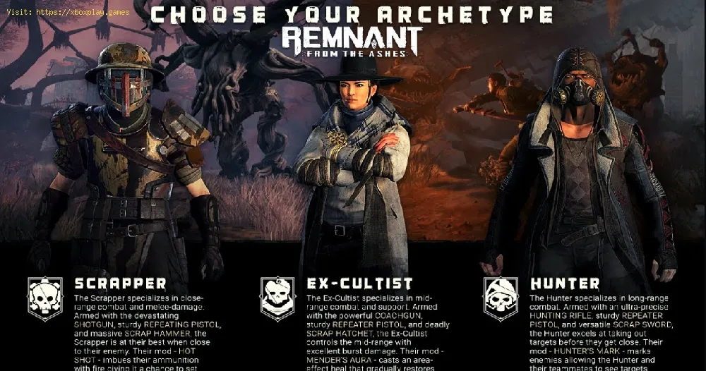 Remnant From the Ashes:  All Character Classes Guide 