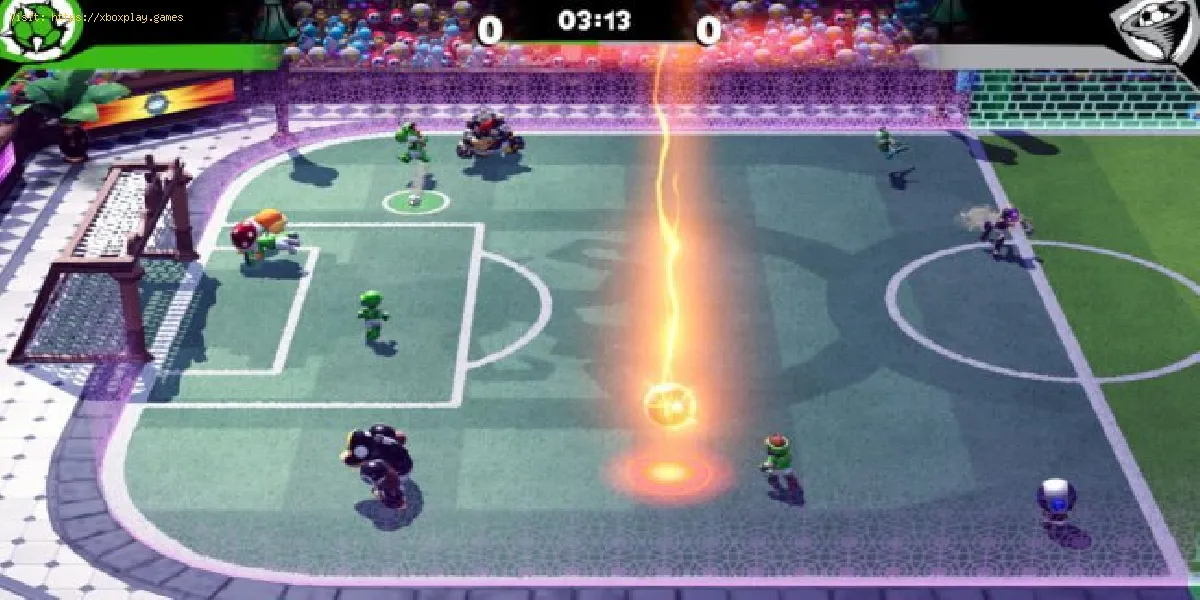 Mario Strikers Battle League: mit Freunden spielt