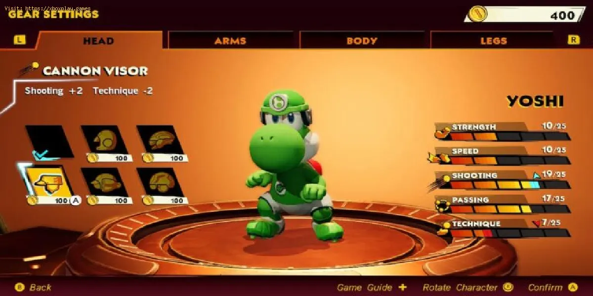 Mario Strikers Battle League: Como obter o conjunto Turbo Gear