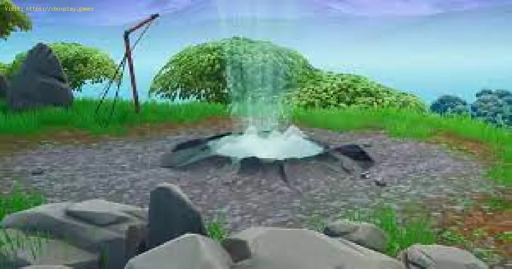 Fortnite: How to launch into the air with a Geyser