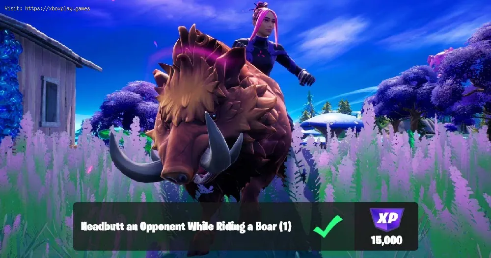 Fortnite: How to Headbutt an Enemy While Riding a Boar