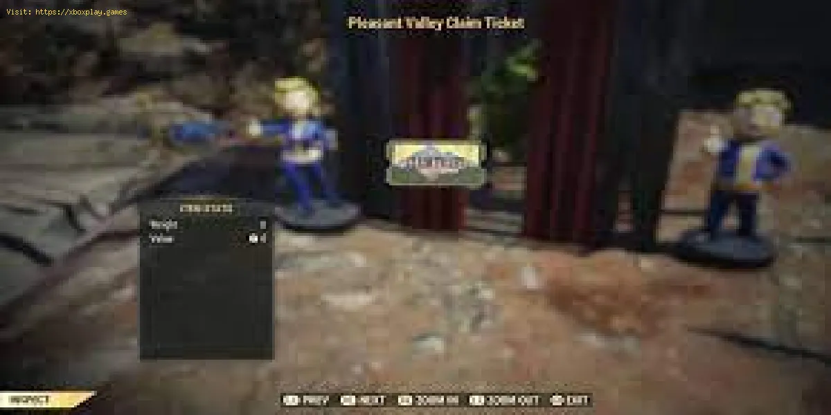Fallout 76: cómo obtener boletos de reclamo de valle agradables