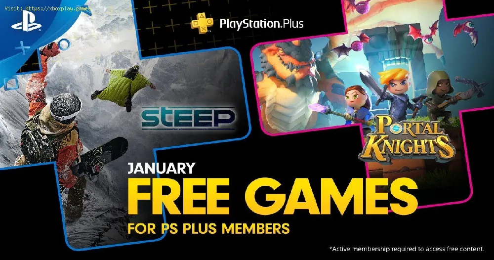 PS Plus: in January free Steep and it's free