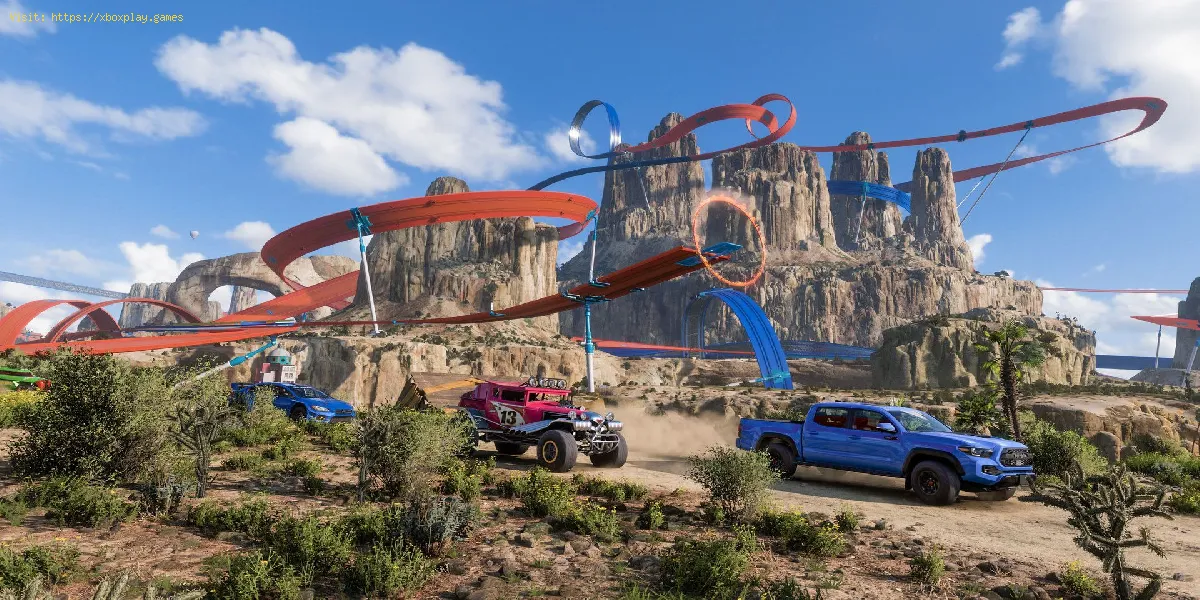 Como chegar ao Duo-naught em Forza Horizon 5 Hot Wheels Park DLC
