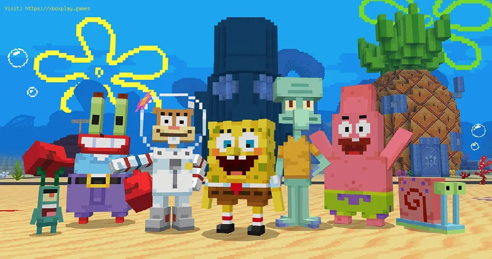 All characters in Minecraft Spongebob DLC