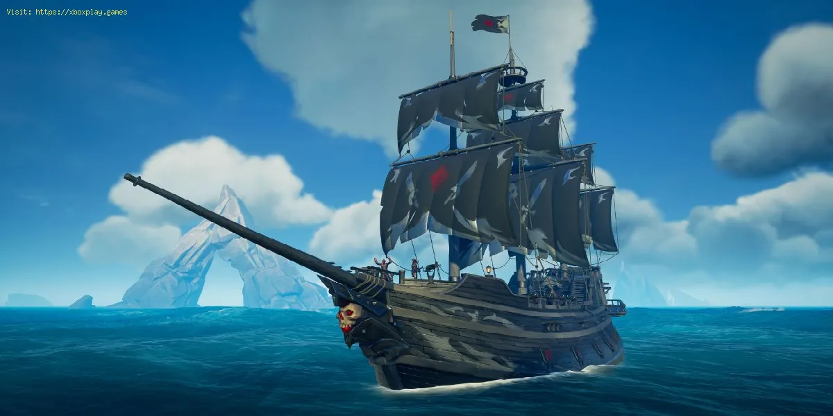 So erhalten Sie Adventurer's Dark Sails in Sea of Thieves