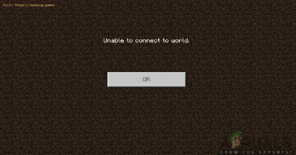 How to fix Unable to Connect to World Minecraft