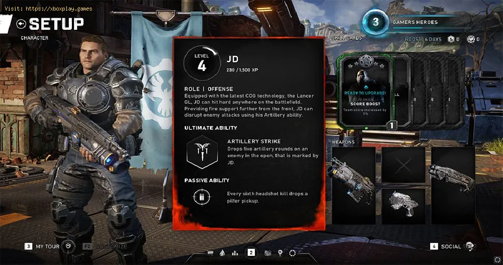 Gears 5: How To use JD artillery strike - tips and tricks