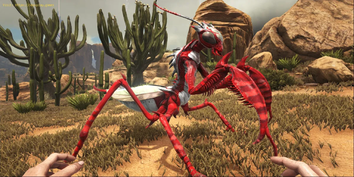 Cómo domesticar a la mantis en ARK Survival Evolved