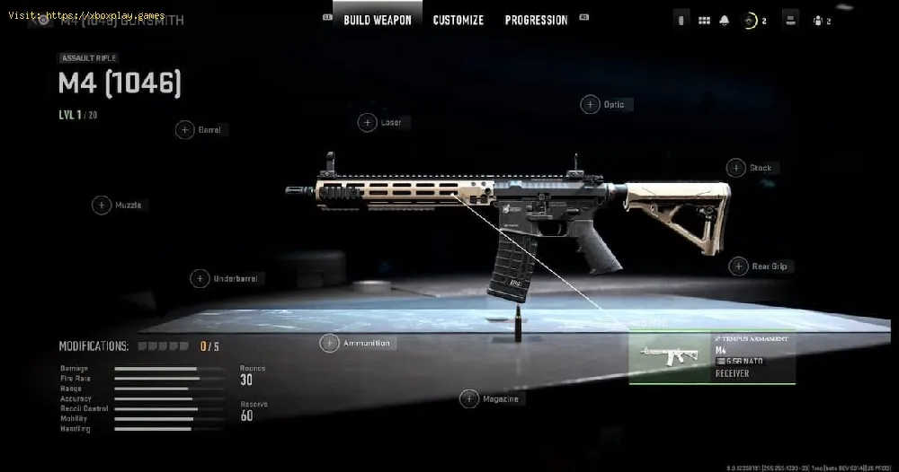 Modern Warfare 2 Gunsmith and  attachments