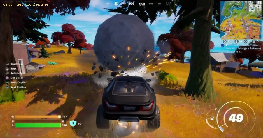 Where to find Timber Pines and Runaway Boulders in Fortnite