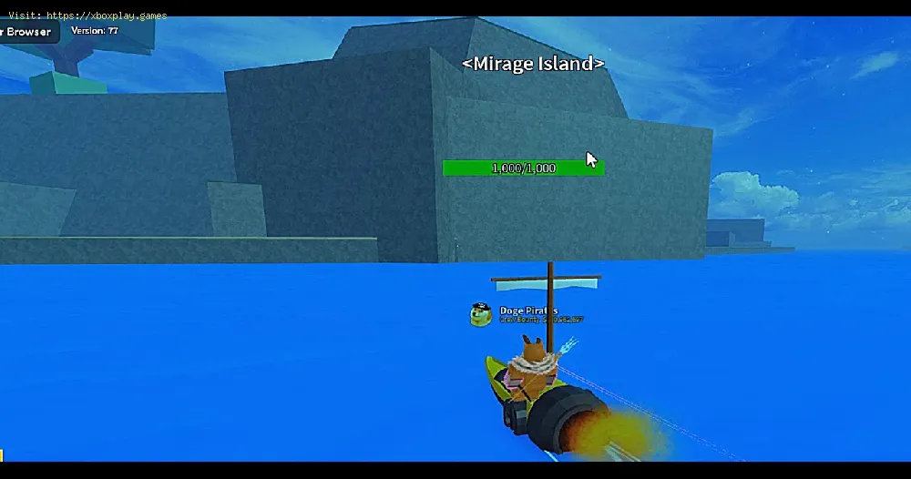 Where to Find Mirage Island in Blox Fruits