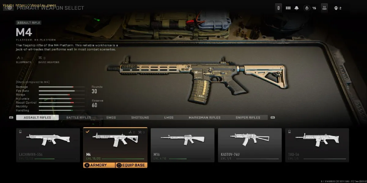 beste  M4 setup Modern Warfare 2 beta